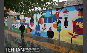 بارش باران پاییزی در تهران- 2