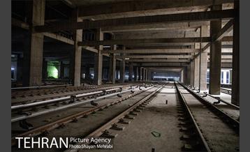 "پایانه اکباتان" اولین و تنها پارکینگ زیرزمینی قطارهای شهری 32