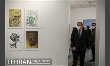 بازدید سفیر فرانسه از نمایشگاه تهران از منظر هنرمندان 2