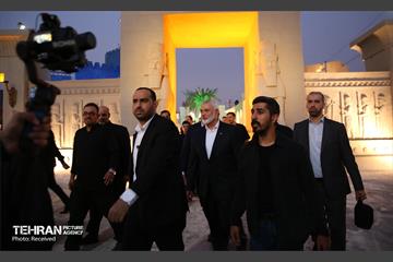 بازدید رهبران حماس و جهاد اسلامی فلسطین از سرزمین تمدن‌ها 1