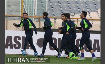 تمرین تیم فوتبال استقلال