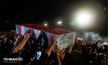 تشییع پیکر شهید اسماعیلی در هیأت رایة العباس(ع)