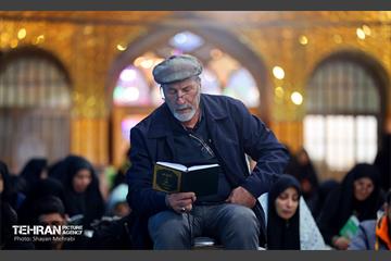 احیای شب بیست‌ویکم ماه رمضان امامزاده پنج تن لویزان 74