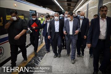 بازدید محسن هاشمی از خط 10 مترو 19