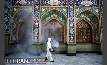 عملیات ضدعفونی امامزاده صالح(ع) 13