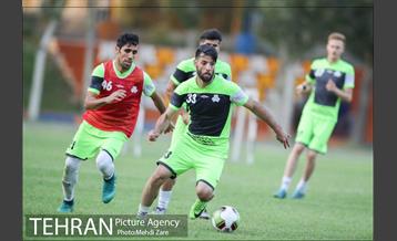 تمرین تیم فوتبال سایپا  تهران 13