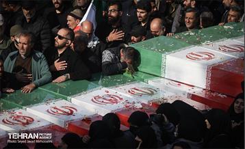 مراسم تشییع پیکرهای ۱۰۰ شهید گمنام 9