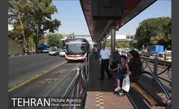 فعالیت شبانه روزی BRT تهران 6