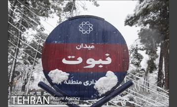بارش برف در میدان نبوت (هفت حوض) 31