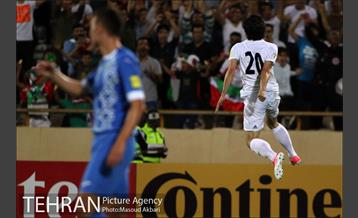 دیدار تیم‌های ملی فوتبال ایران و ازبکستان