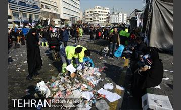 خدمات رسانی شهرداری تهران در آیین تشییع سردار شهید قاسم سلیمانی -2 13