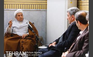 دیدار شهردار تهران با آیت الله العظمی صانعی 9