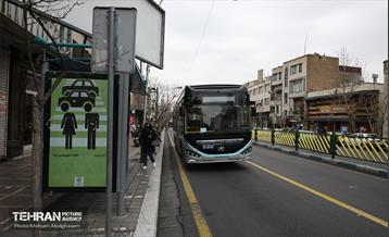 بهره‌برداری از اتوبوس های برقی شهر تهران 52