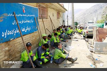 گل روبی و عملیات جست و جوی مفقودین سیل منطقه کن
