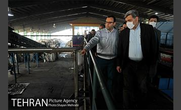 بازدید شهردار تهران از مجتمع پردازش و دفع پسماند آرادکوه 2