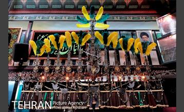 آیین نخل گردانی در تکیه های شمیران 13