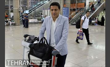 استقبال از علی رضا فغانی داور مسابقات جام کنفدراسیون ها