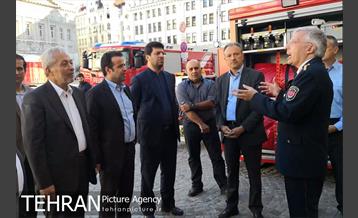 حضور پیروز حناچی شهردار تهران و هیات همراه در وین