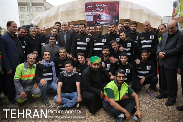 حضور سیدمحمدعلی افشانی شهردار تهران در جمع نیروهای خادم الحسین(ع) در شهر کربلا 17