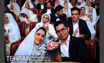 مراسم ازدواج زوج های معلول با حضور شهردار تهران 13