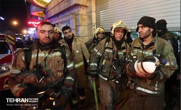 آتش‌سوزی در بیمارستان گاندی تهران 37