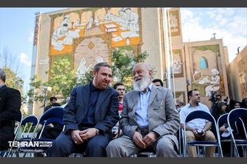 مراسم رونمایی از یادبود خبرنگاران شهید غزه در خانه روزنامه‌نگاران شهر 35