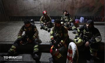 آتش‌سوزی در بیمارستان گاندی تهران 43