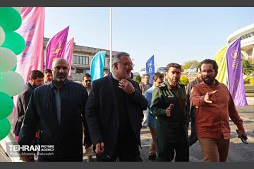 بازدید شهردار تهران از چهارمین رویداد سراسری تولید محتوای دیجیتال بسیج 2
