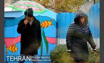 بارش باران پاییزی در تهران 31