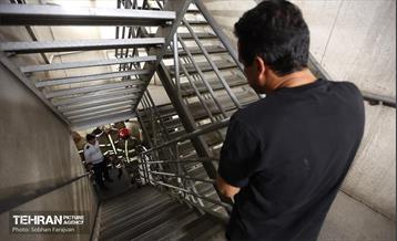 مسابقه پله‌نوردی آتش‌نشانان در برج میلاد 12