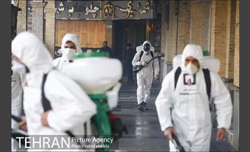 ضد عفونی و پاکسازی بازار تهران 15