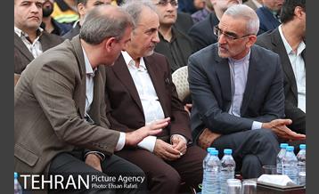 مراسم بهره برداری از 51 واگن و لکوموتیو برقی مترو تهران و حومه 14