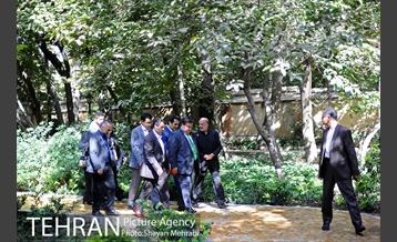 بازدید شهردار مونترال از باغ ایرانی 14