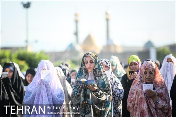 اقامه نماز عید فطر در جوار حرم حضرت شاه عبدالعظیم 15