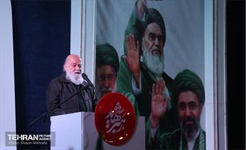 اجتماع مردم غیور تهران در قدردانی از همراهی جبهه مقاومت یمن 18