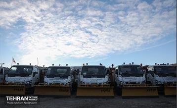 مانور برف‌‍‌روبی منطقه 4 شهرداری تهران 22