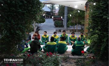 افطاری شهردار تهران با پاکبانان 2