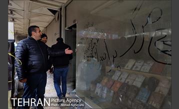 تخلیه اجناس مغازه های باقی مانده ساختمان پلاسکو -2 6