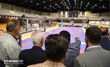 بازدید شهردار تهران از اردوی تیم ملی کشتی