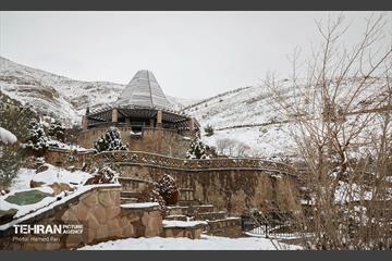 روز برفی در آبشار تهران 22
