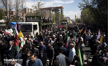 راهپیمایی روز قدس در پایتخت - 2 12