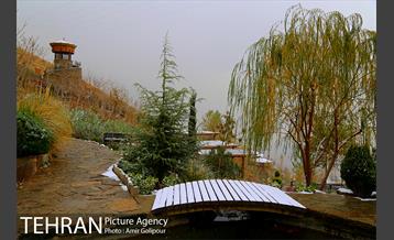 بارش پاییزی برف در ارتفاعات بوستان کوهستانی آبشار تهران‎ 36