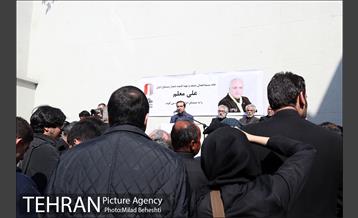 مراسم تشییع پیکر علی معلم 37