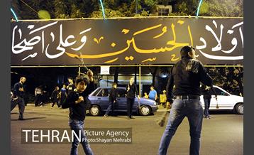 عزاداری شب پنجم ماه محرم در محله گرگان 43