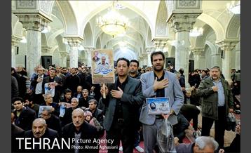 مراسم ختم شهدای آتش نشان 19