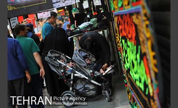 سیاهه فروشان بازارتهران در آستانه محرم 23