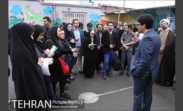 بازدید شهردار،مدیران شهری و اصحاب رسانه از محله هرندی 7