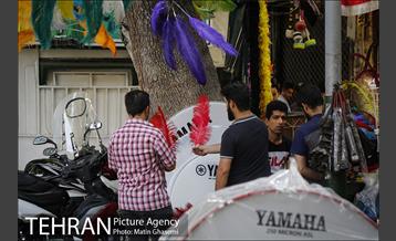 بازار سیاهه فروشی در آستانه ماه محرم پاساژ مهستان 27