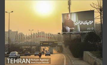 سیاه پوش شدن تهران در سالگرد شهادت سردار سلیمانی 26