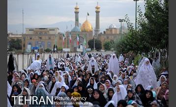 نماز عید سعید فطر در در حرم مطهر حضرت عبدالعظیم الحسنی (ع) 1